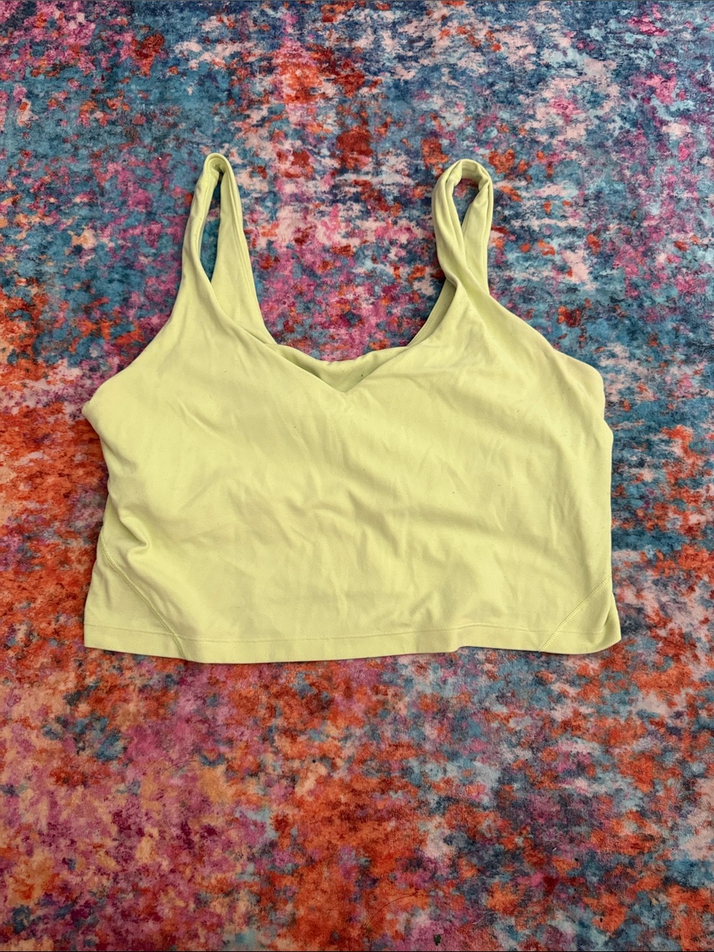 Lululemon Align Tank Light Green Cropped